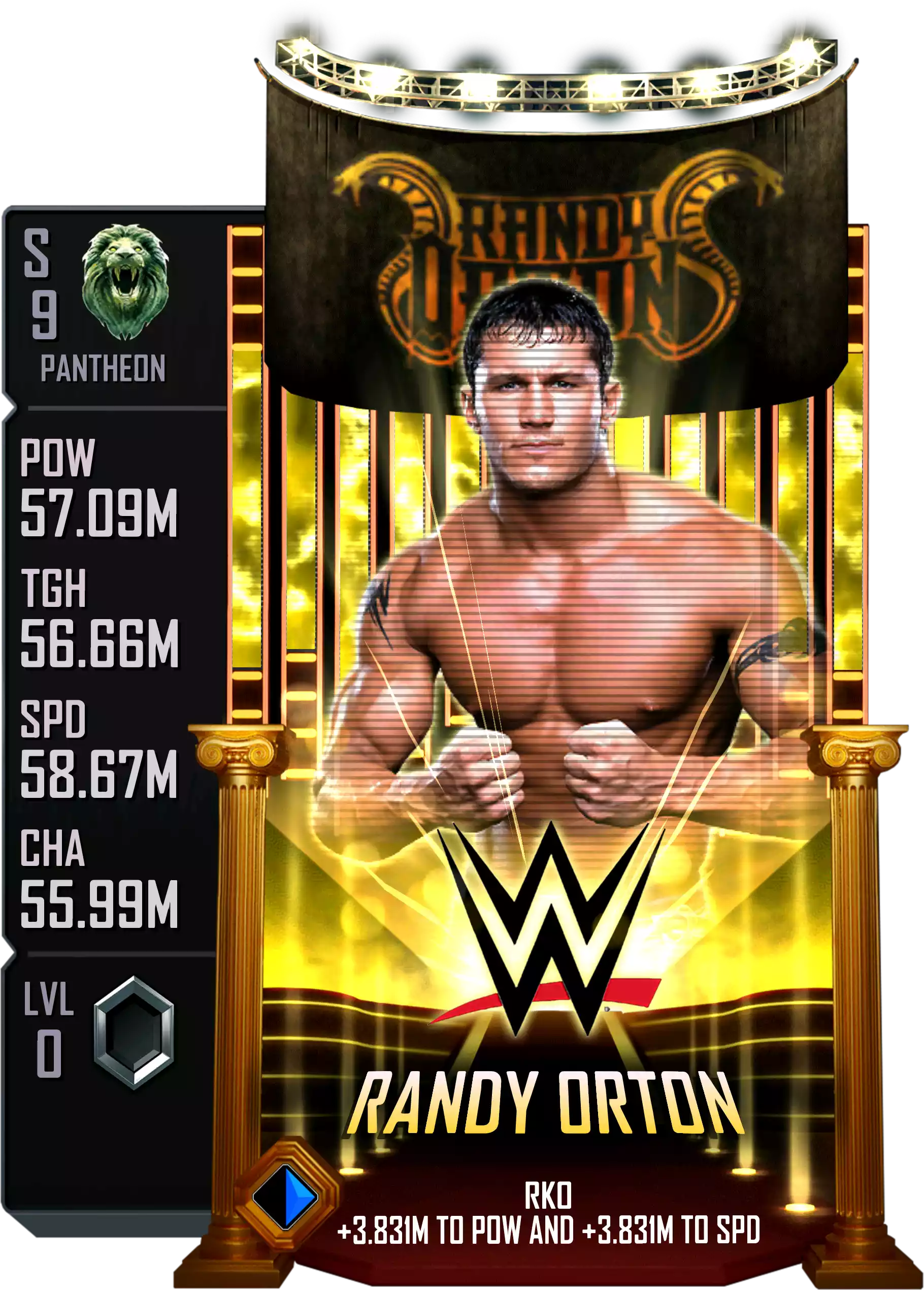 Pantheon - Randy Orton - Special Icon Card from WWE Supercard